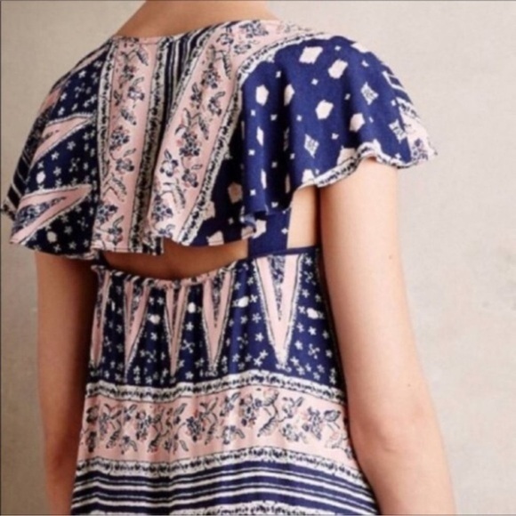 Anthropologie | Maeve Summertide Swing Tide Flowy Maxi Dress - Picture 3 of 10